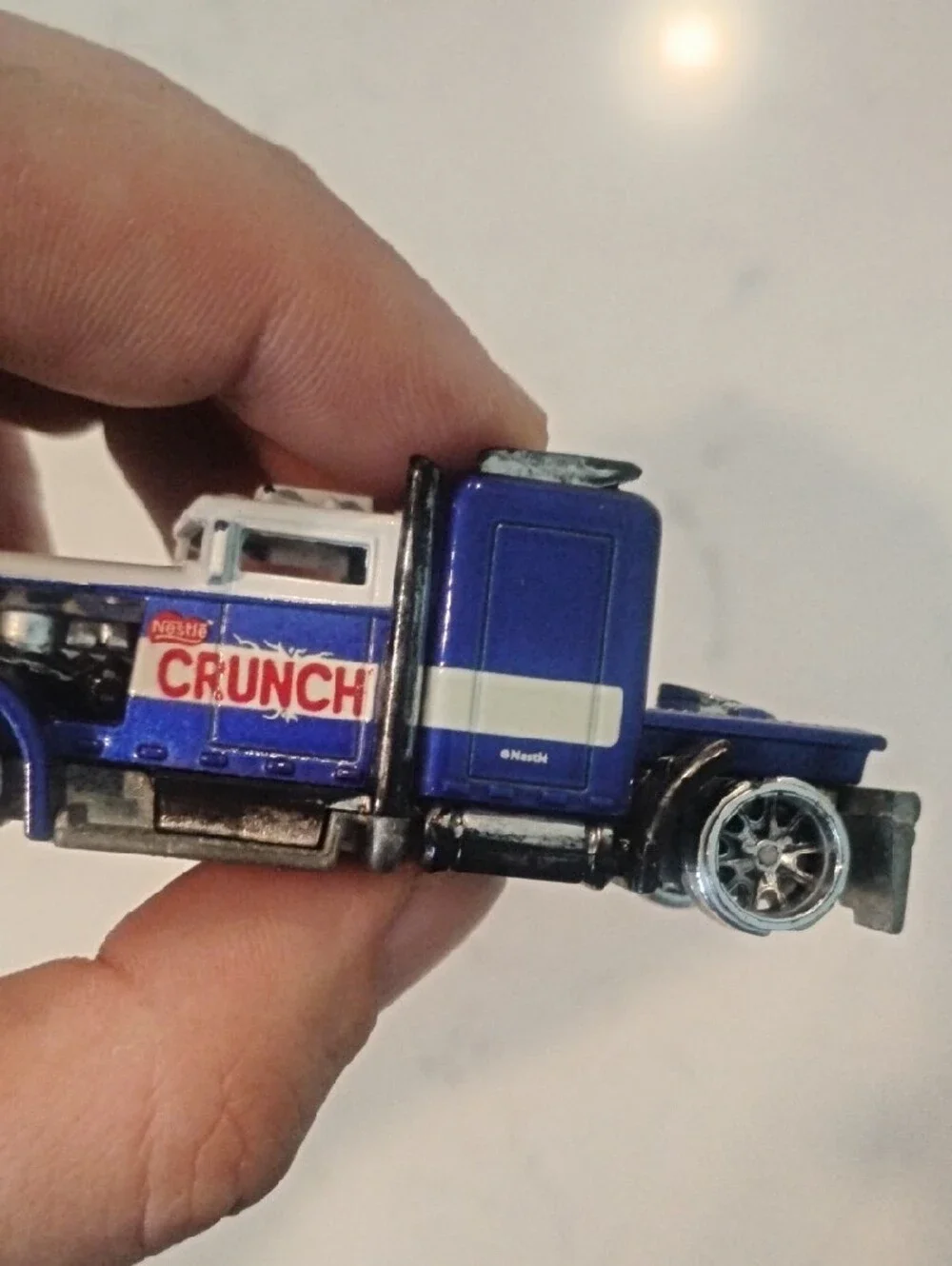 Nestle Cruch Blue Toy Semi Truck - Kids Toy